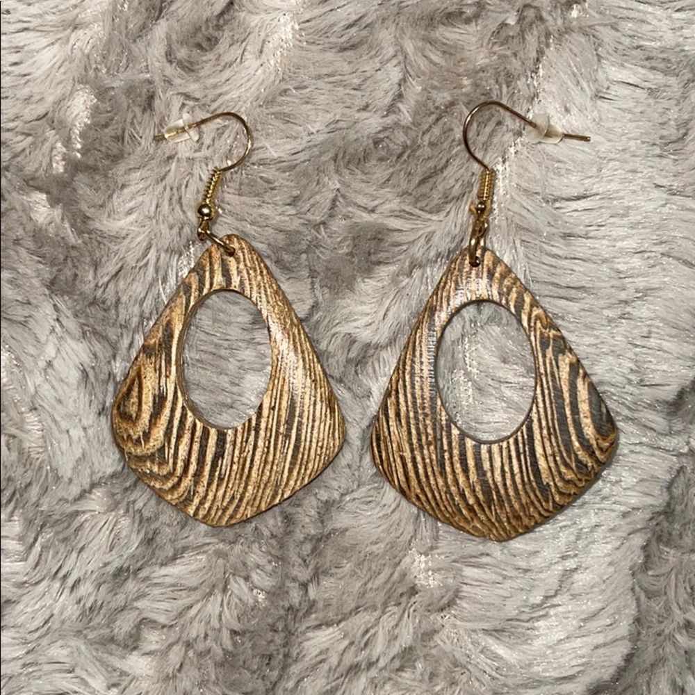 Plunder Wood Earrings